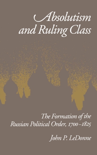 Cover image: Absolutism and Ruling Class 9780195068054