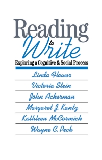 Omslagafbeelding: Reading-to-Write 1st edition 9780195061901