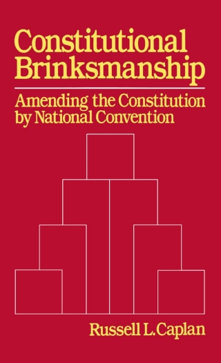 Cover image: Constitutional Brinksmanship 9780195055733
