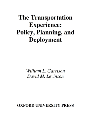 Omslagafbeelding: The Transportation Experience 9780195172515