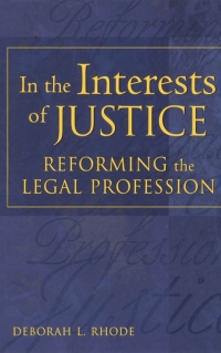 Immagine di copertina: In the Interests of Justice 9780195121889