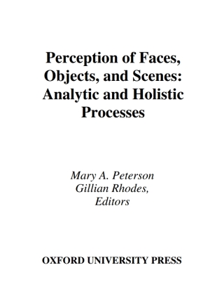 Cover image: Perception of Faces, Objects, and Scenes 1st edition 9780195313659