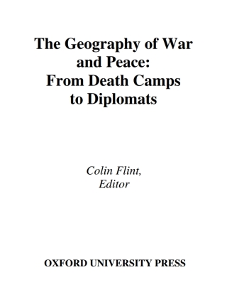 Cover image: The Geography of War and Peace 1st edition 9780195162097