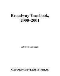 Imagen de portada: Broadway Yearbook 2000-2001 9780195156379