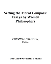 Cover image: Setting the Moral Compass 1st edition 9780195154757