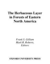 Cover image: The Herbaceous Layer in Forests of Eastern North America 1st edition 9781423762201