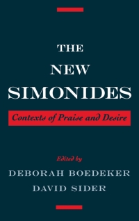 Cover image: The New Simonides 1st edition 9780195137675