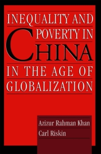 Imagen de portada: Inequality and Poverty in China in the Age of Globalization 9780195136494