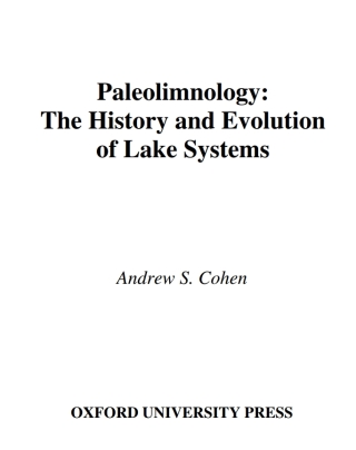 صورة الغلاف: Paleolimnology 9780195133530