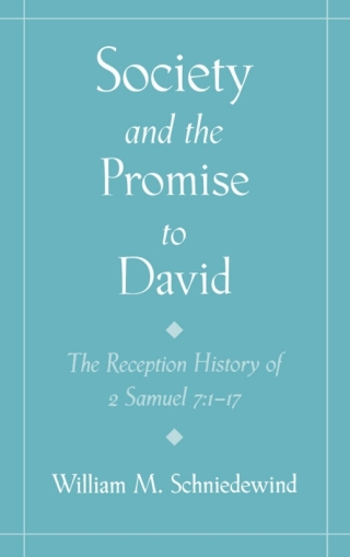 Imagen de portada: Society and the Promise to David 9780195126808