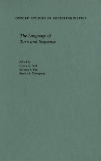 Imagen de portada: The Language of Turn and Sequence 1st edition 9780195124897