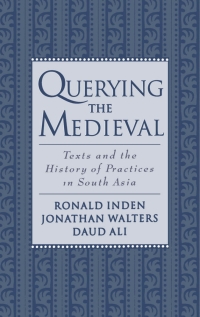 Cover image: Querying the Medieval 9780195124309