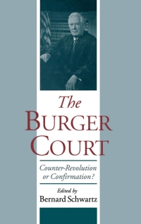 Imagen de portada: The Burger Court 1st edition 9780195122596