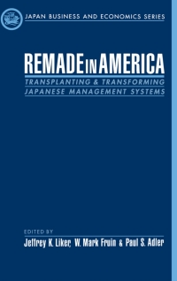 Imagen de portada: Remade in America 1st edition 9780195118155