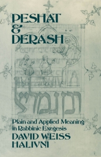 Cover image: Peshat and Derash 9780195115710