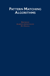 Imagen de portada: Pattern Matching Algorithms 1st edition 9780195113679