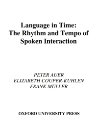 Cover image: Language in Time 9780195109283