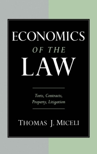 Cover image: Economics of the Law 9780195103908