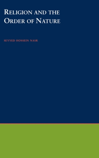 Cover image: Religion and the Order of Nature 9780195102741