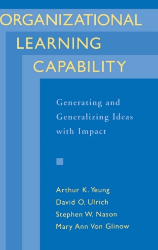 Cover image: Organizational Learning Capability 9780195102048