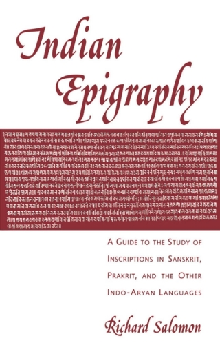 Imagen de portada: Indian Epigraphy 9780195099843