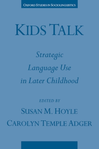Imagen de portada: Kids Talk 1st edition 9780195098938