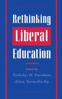 Cover image: Rethinking Liberal Education 1st edition 9780195097726