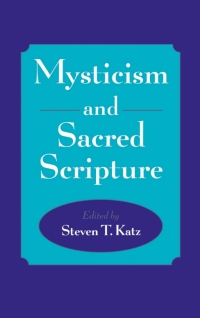 Cover image: Mysticism and Sacred Scripture 1st edition 9780195097030