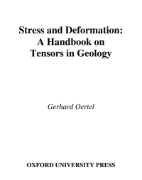 Cover image: Stress and Deformation 9780195095036