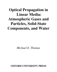 Imagen de portada: Optical Propagation in Linear Media 9780195091618