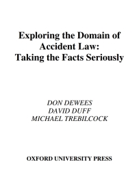 Cover image: Exploring the Domain of Accident Law 9780195087970