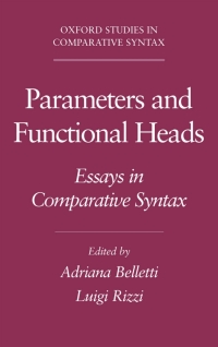 Imagen de portada: Parameters and Functional Heads 1st edition 9780195087932