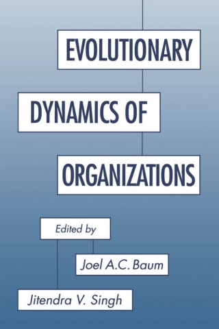 Cover image: Evolutionary Dynamics of Organizations 1st edition 9780195085846