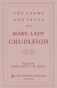 Immagine di copertina: The Poems and Prose of Mary, Lady Chudleigh 9780195083606