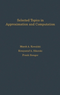 Cover image: Selected Topics in Approximation and Computation 9780195080599