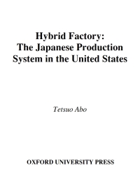 Cover image: Hybrid Factory 1st edition 9780195079746