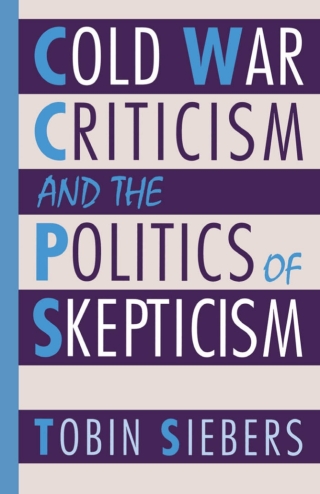 صورة الغلاف: Cold War Criticism and the Politics of Skepticism 9780195079654