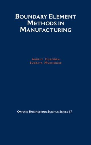 Omslagafbeelding: Boundary Element Methods in Manufacturing 9780195079210