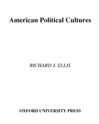 Cover image: American Political Cultures 9780195111385