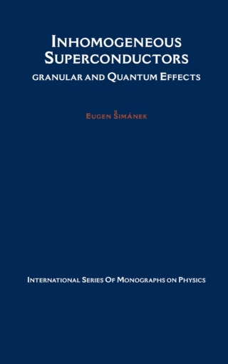 Imagen de portada: Inhomogeneous Superconductors 9780195078282