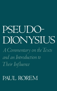 Omslagafbeelding: Pseudo-Dionysius 9780195076646