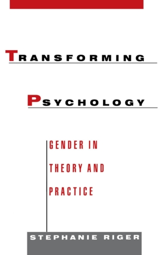 Cover image: Transforming Psychology 1st edition 9780195074666