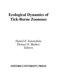 Imagen de portada: Ecological Dynamics of Tick-Borne Zoonoses 9780195073133
