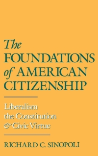 Cover image: The Foundations of American Citizenship 9780195070675