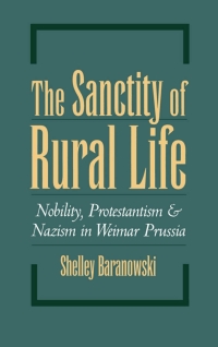 Cover image: The Sanctity of Rural Life 9780195068818