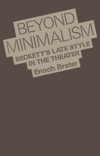 Cover image: Beyond Minimalism 9780195066555