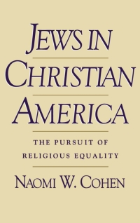 Cover image: Jews in Christian America 9780195065374