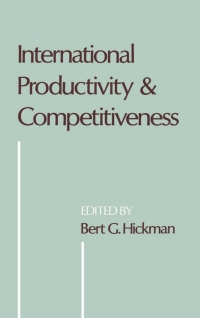 Omslagafbeelding: International Productivity and Competitiveness 1st edition 9780195065152