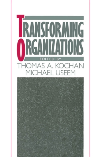 صورة الغلاف: Transforming Organizations 1st edition 9780195065046