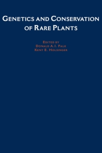 صورة الغلاف: Genetics and Conservation of Rare Plants 1st edition 9780195064292